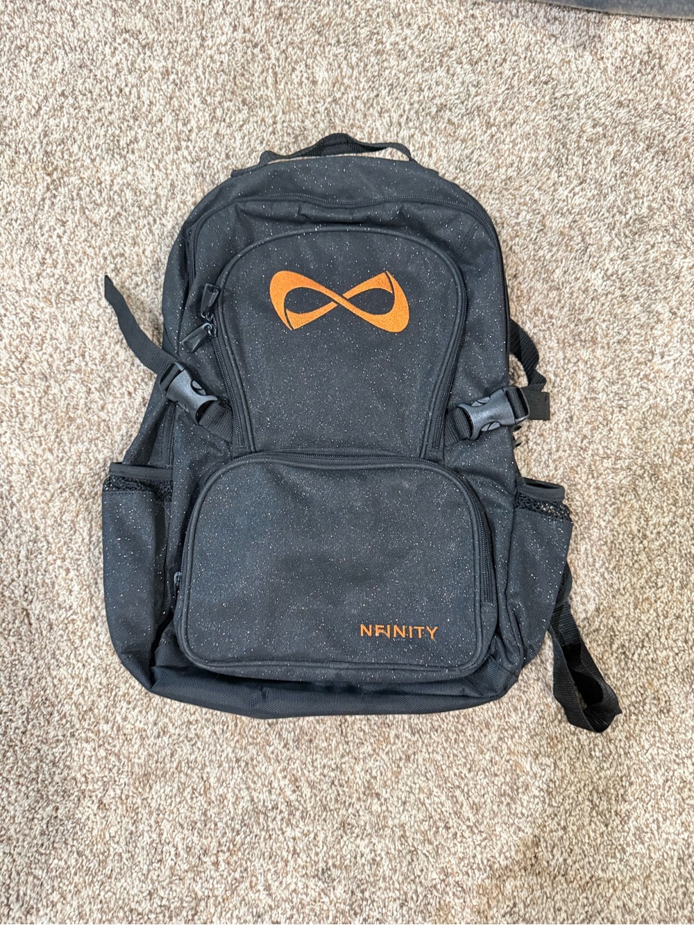 NFINITY BLACK SPARKLE CHEER BACKPACK